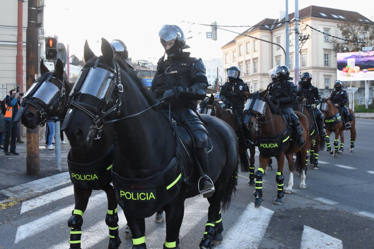 Zásah polície v Bratislave